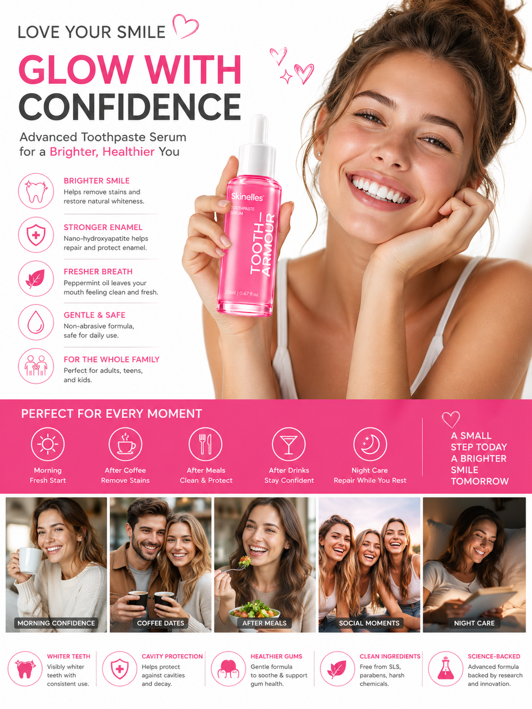 Skinelles Tooth Armour Toothpaste Serum